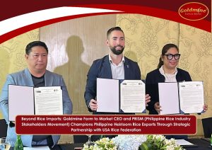 Two Non-Government Organization; PRISM and USA Rice Federation sign landmark Memorandum of Understanding to explore two-way rice trade, strengthen food security, and create new international market opportunities for Filipino farmers, rice retailers, and agricultural stakeholders.